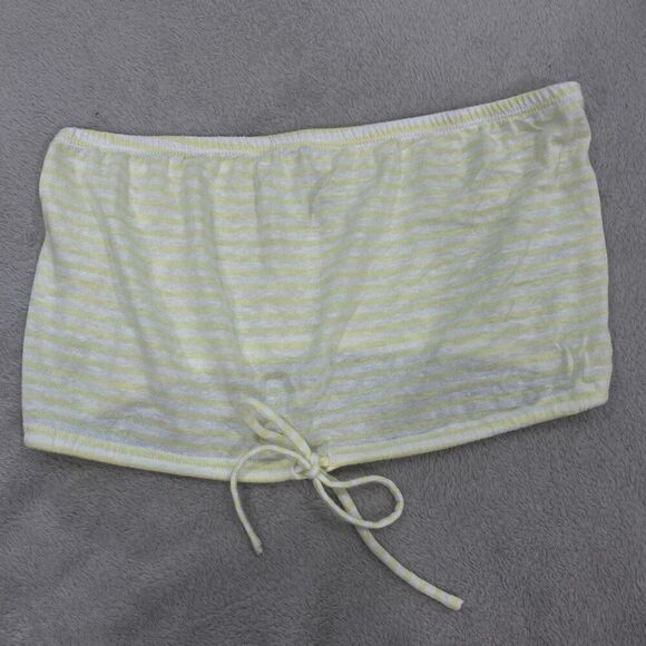 Pacsun Yellow Striped Tube Top Xs - Picture 1 of 7
